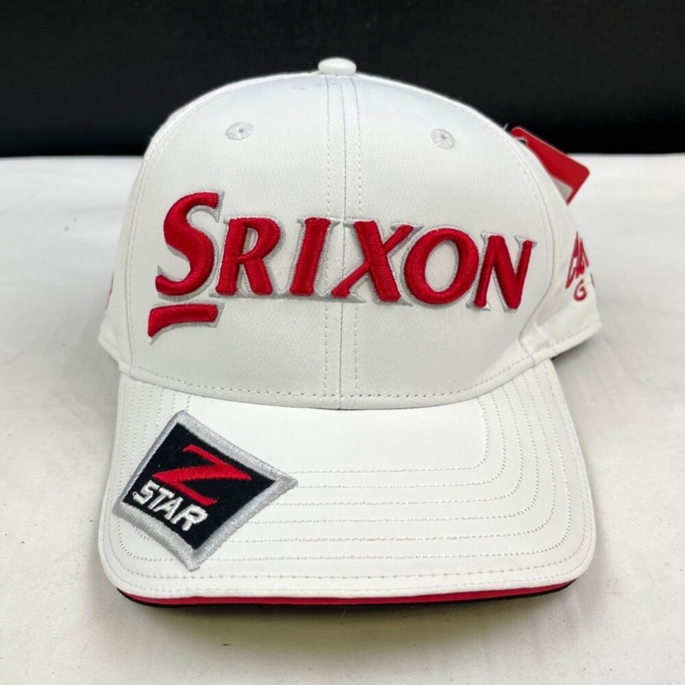Srixon Men's White/Red Cleveland Golf Hat/Cap SKU 4314